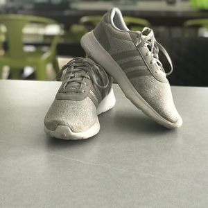 Grey and White Adidas ! Slightly worn